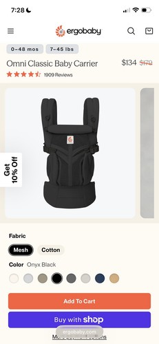 Ergobaby omni 360 baby - ergobaby, carrier